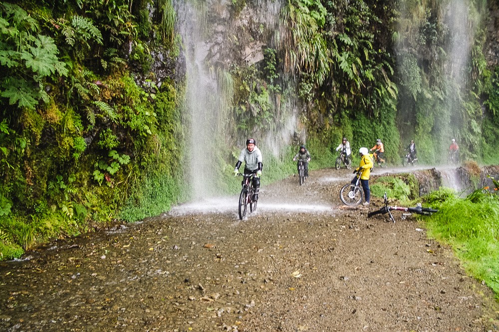 Kien Lam Biking Death Road In Bolivia