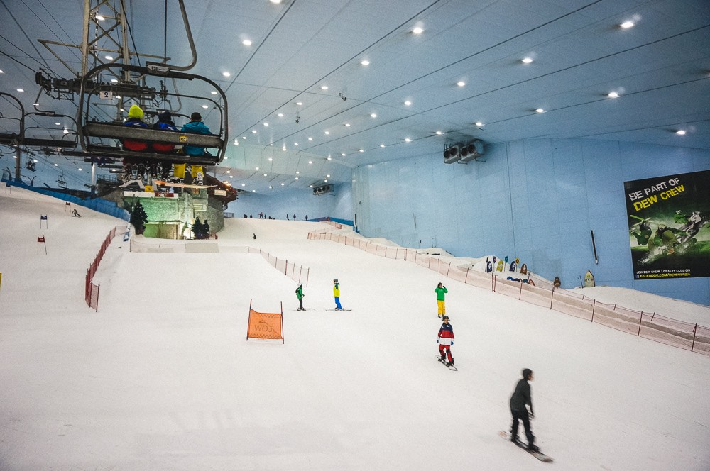 Dubai Indoor Ski Snowboard Lift