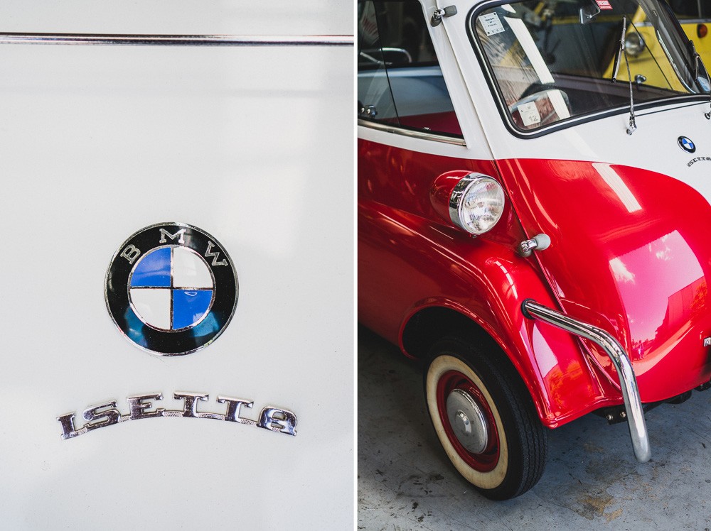 Vintage Restored BMW Isetta Close Up