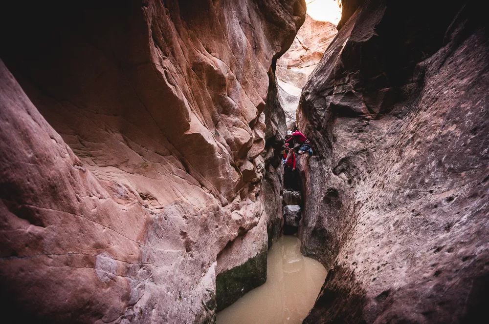 Stemming-Superman-Technique-Yankee-Doodle-Slot-Canyon