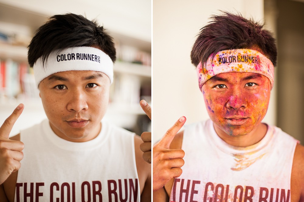 Color Run San Francisco Before and After
