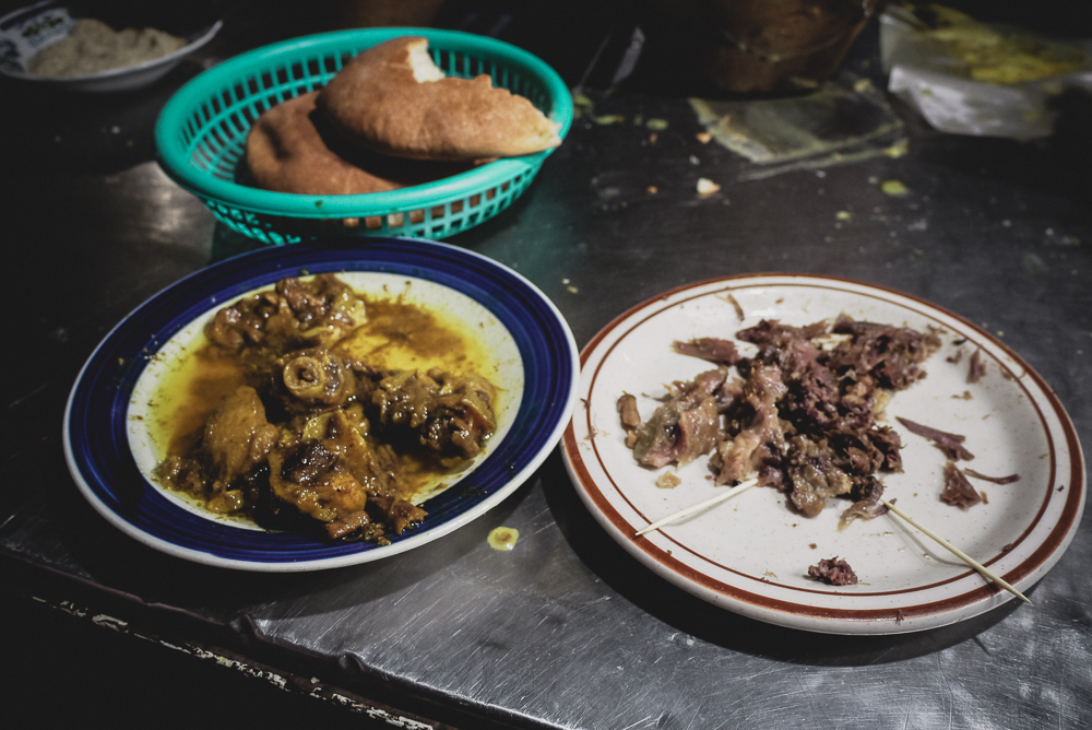 Lamb Stew and Chicken Jamaa El Fna