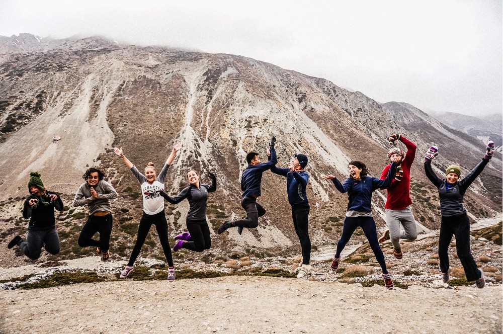 Long Johns Jumping Shot Annapurna Circuit