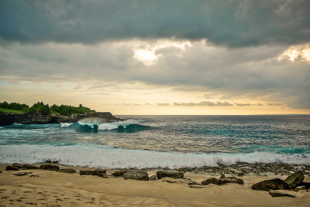 Nusa Lembongan Sunset From Beach Club Formerly Scallywags