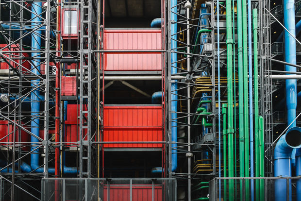 Paris Centre Georges Pompidou Architecture Photography