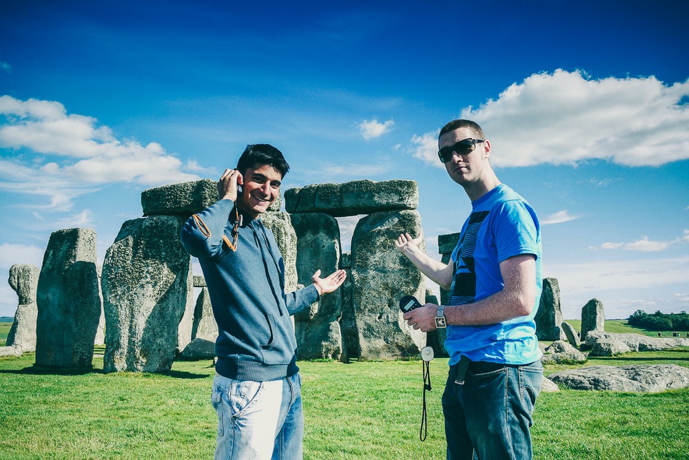 Brits Visiting Stonehenge