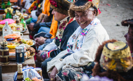 Nepal Villager Celebrating Arrow Festival