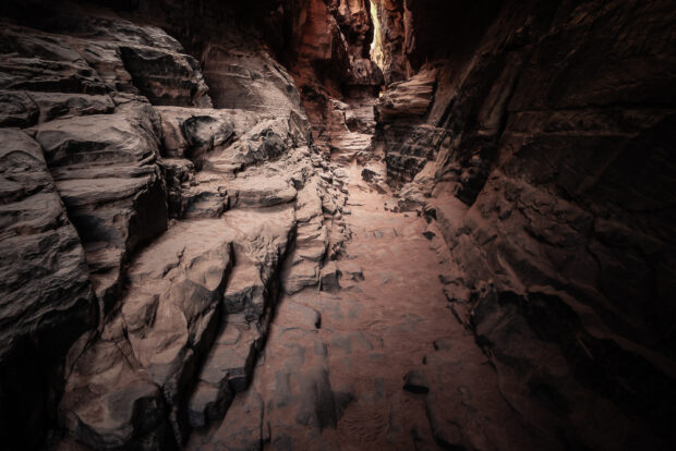 Jebel Khazali Canyon in Wadi Rum