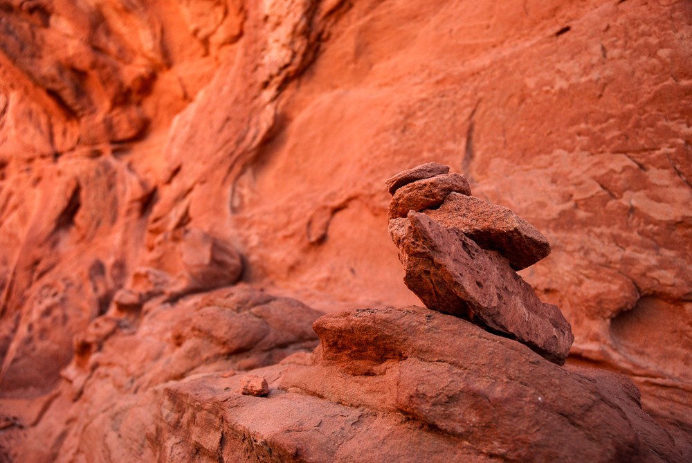 The Wave: Sandstone Cairns On Notch Trail