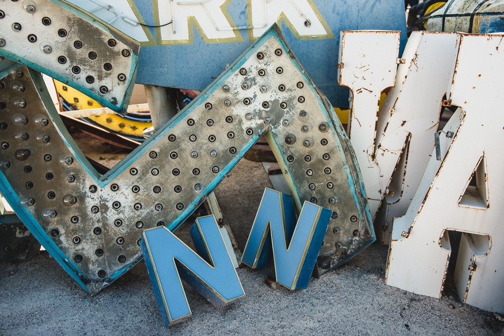 Old Bulbs Las Vegas Neon Museum