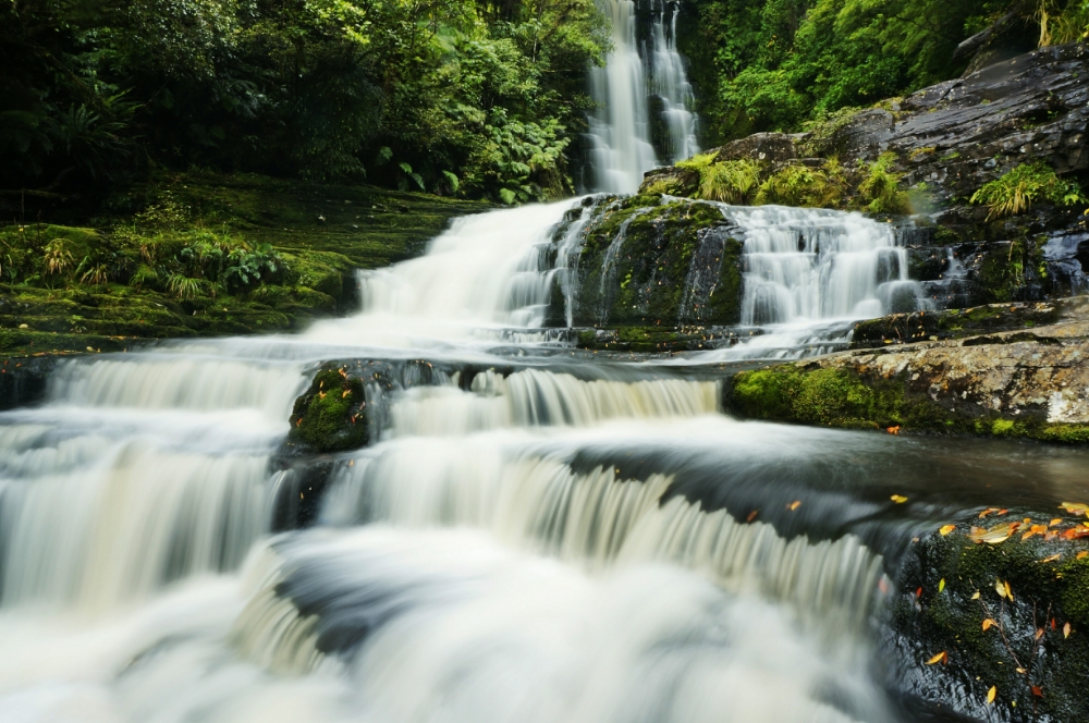 McLeans Falls in the Caitlins, South Island New Xe