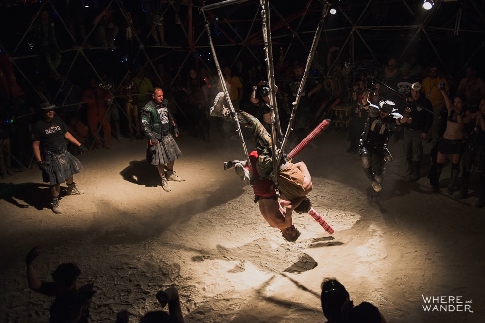 Thunderdome Fight at Burning Man