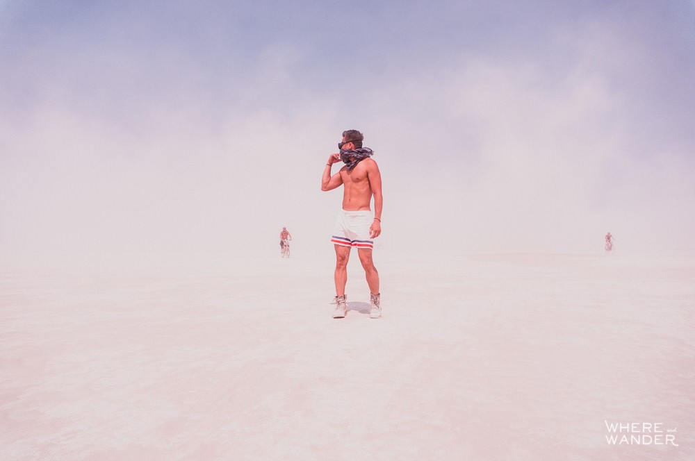 Burning Man Duststorm