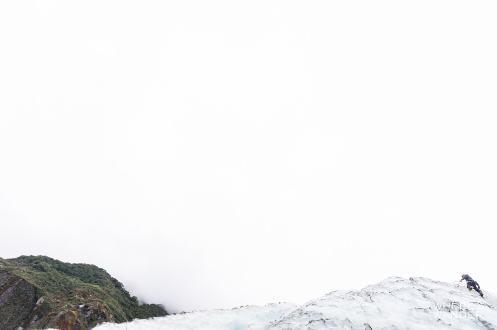 Marius Climbing Fox Glacier
