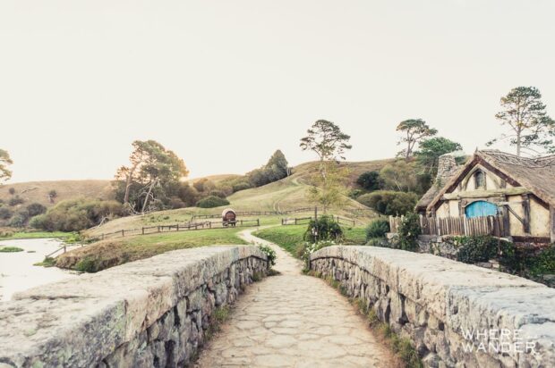 Hobbiton Movie Set: Hobbit Stone Bridge