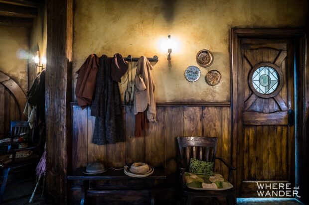Hobbit Clothes On The Set Of The Hobbit and Lord of the Rings Green Dragon Inn