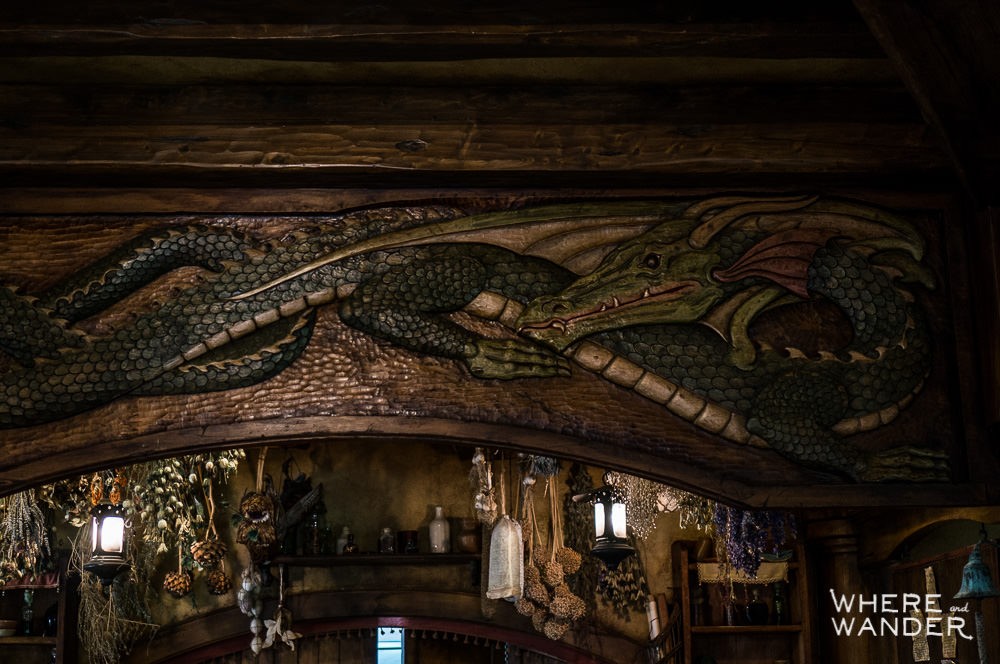 Green Dragon Inn Carving Of Smaug