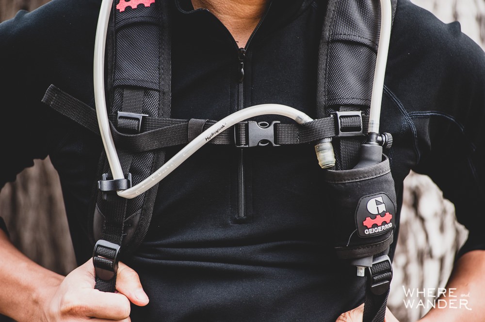Giegerrig Hydration Pump and Sternum Strap