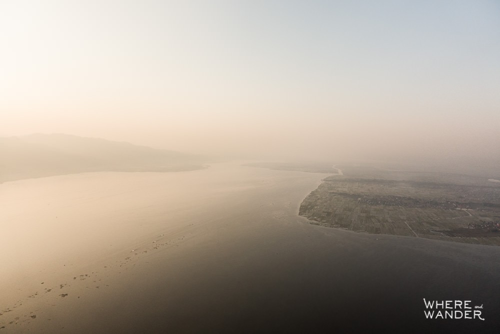 Aerial Sunrise Photography From Hot Air Balloon In Myanmar