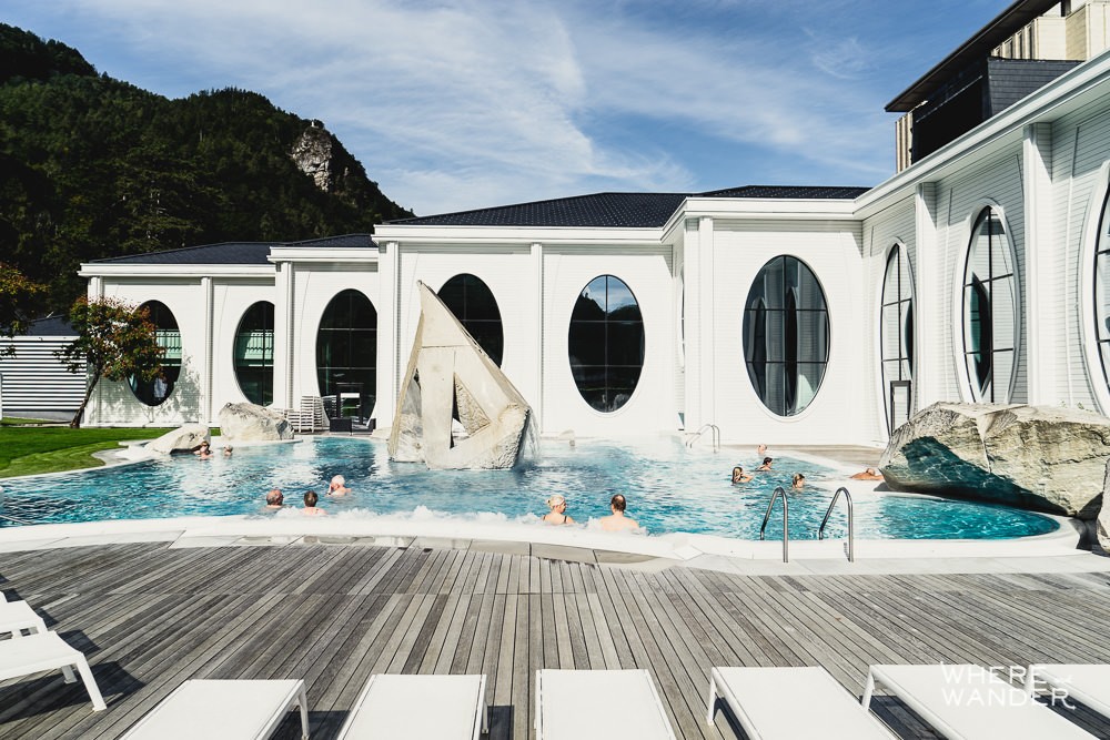Termina Therme Outside Pool and Chairs