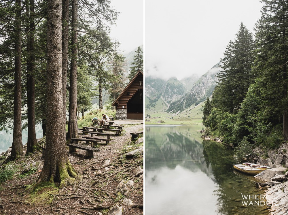 Picnic and Lunch Benches at Seealpsee