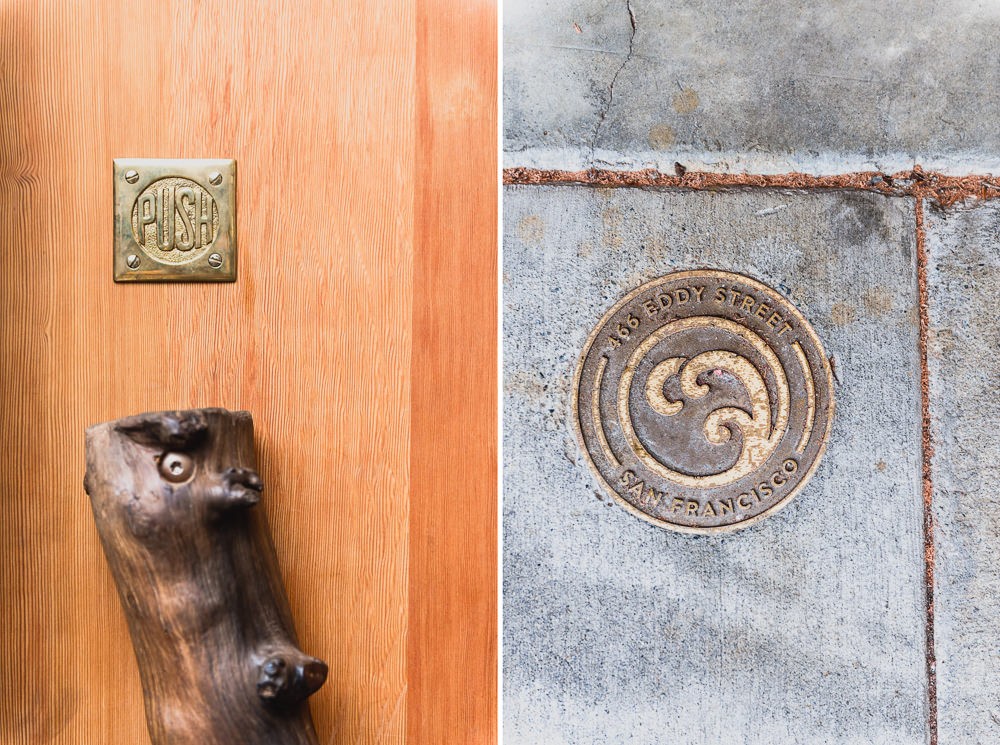 Onsen SF Bronzed Wooden Door Handle