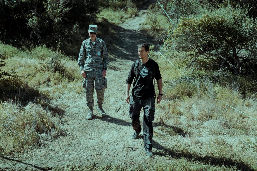 Bear Grylls At Blue Cloud Movie Ranch