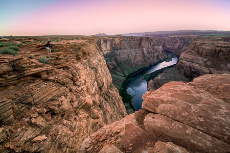 Photographing at Horseshoe Bend