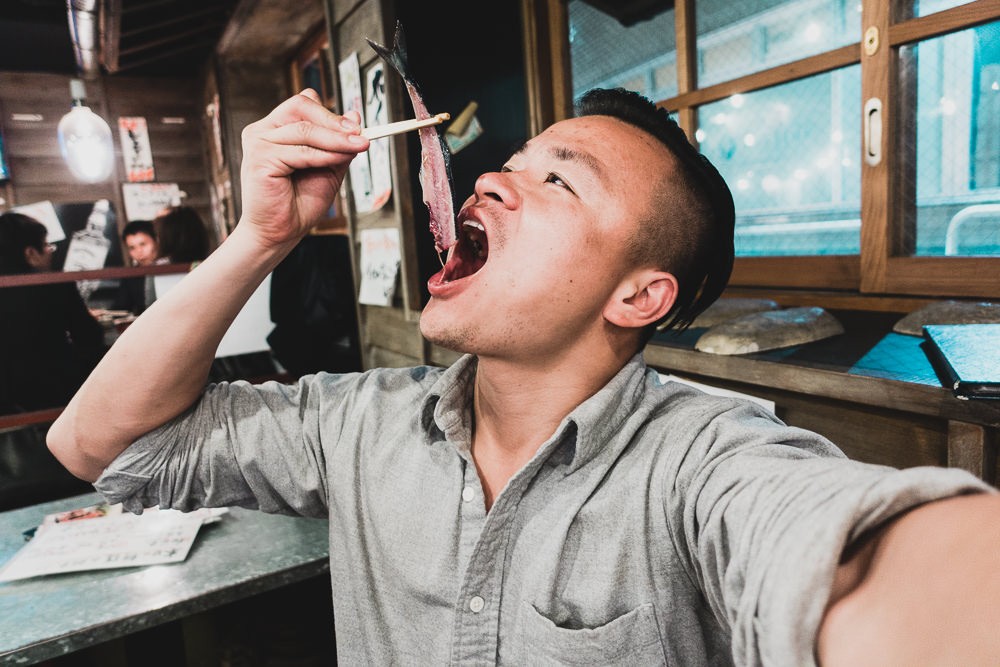 Eating Fugu Blowfish in Tokyo