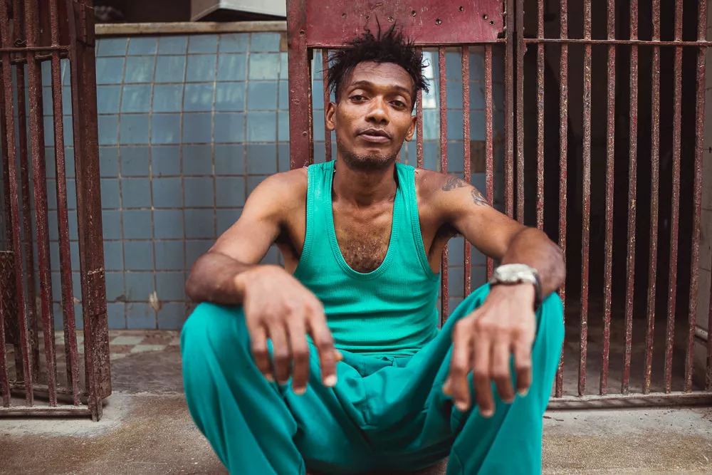 Portrait of Cuban man in Havana