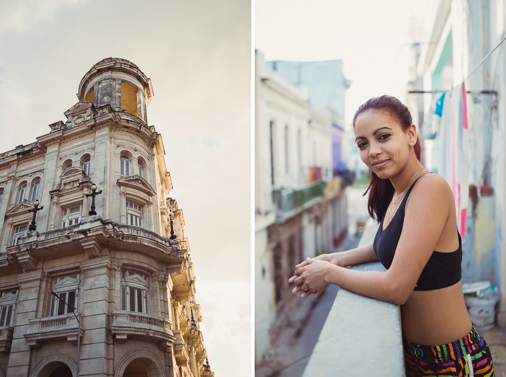 Portrait of Cuban woman in Havana