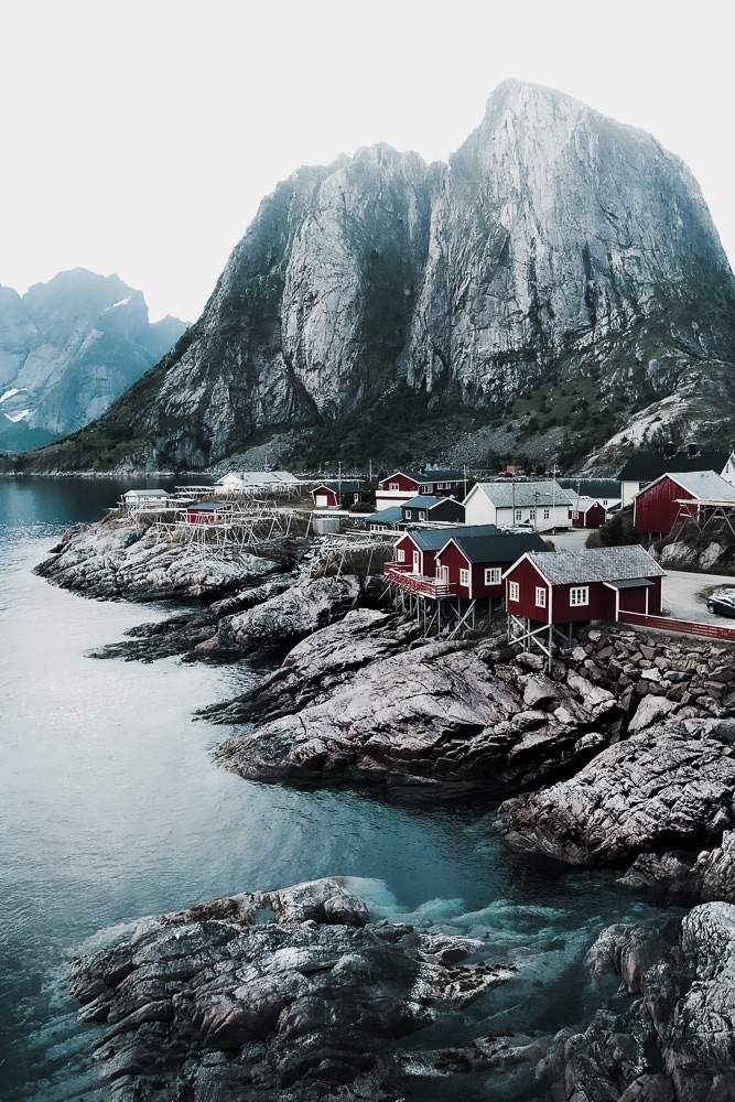 Hamnoy village in the Lofoten Islands of Norway