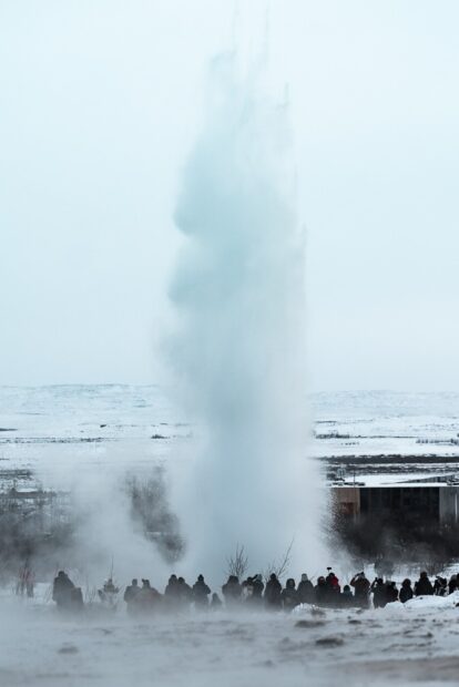 Strokkur Geyser Hot Springs in Iceland