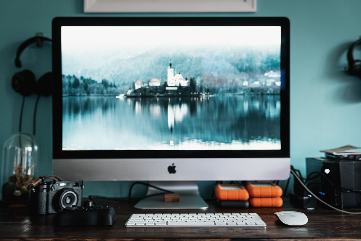 TourBox and iMac Editing Console