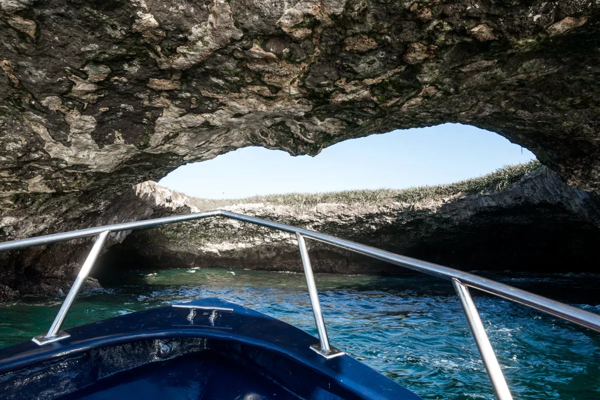 Marieta Islands Hidden Beach From A Boat