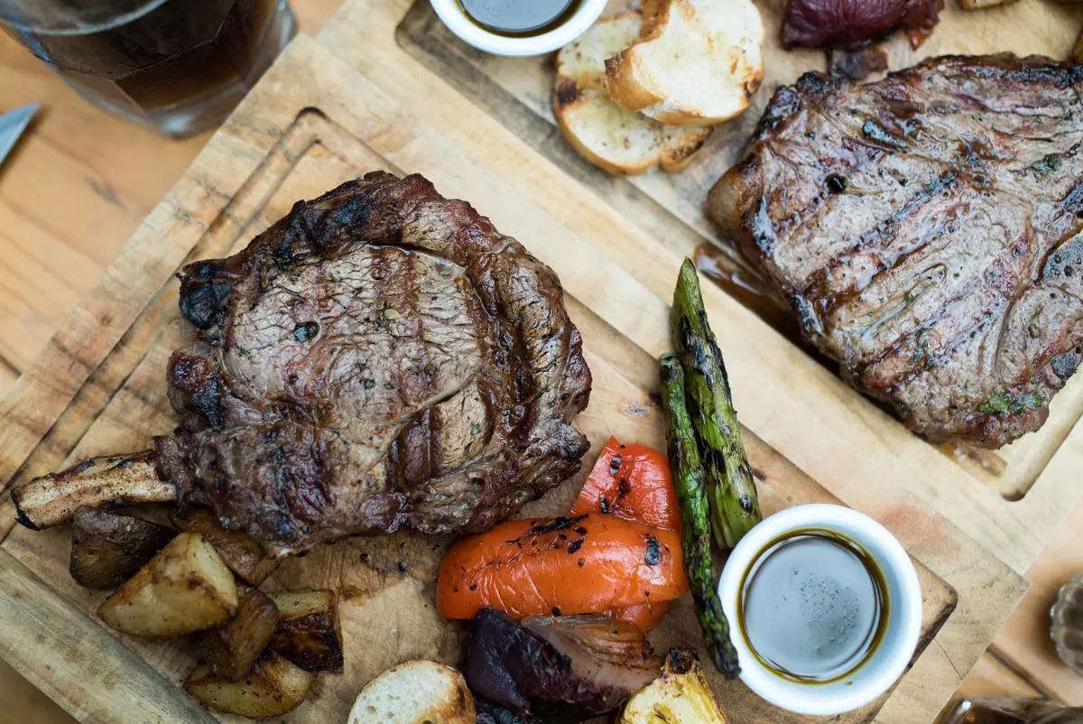 Cowboy Tomahawk steak from Trattoria Toscana Sayulita