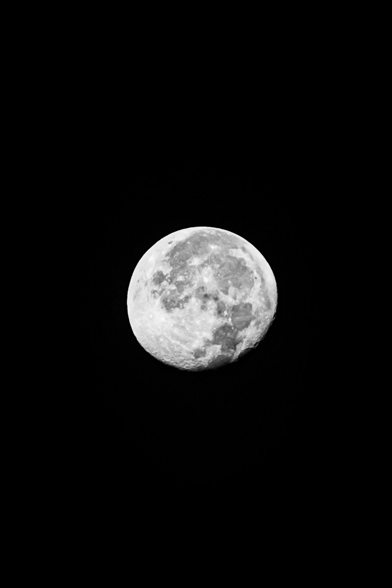 Moon Close Up Shot on Fuji 55-200mm f/3.5-4.8