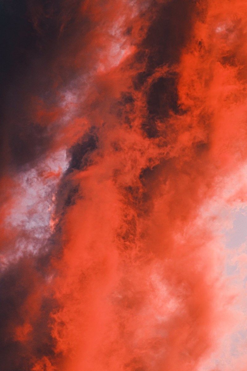 Fiery Cloud Shot on Fuji 55-200mm f/3.5-4.8