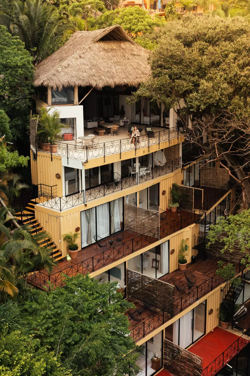 Aerial view of Local Tribe of Mexico