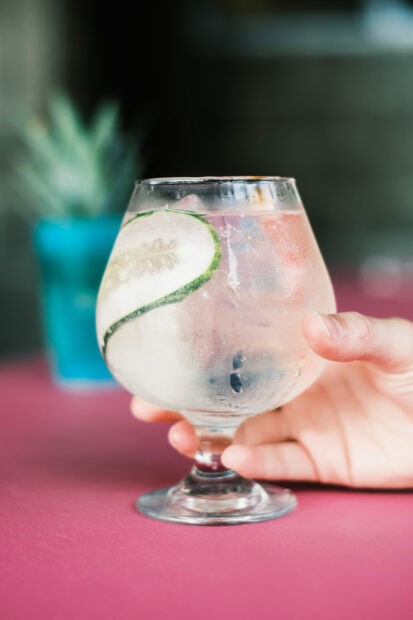 Gin and Tonic classic at Azul Pitaya Beach Bar