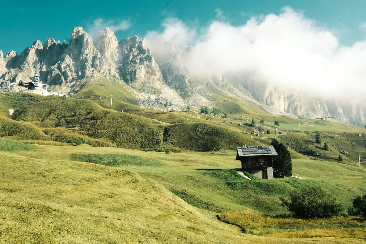 Gran Cir and Piccola Cir in the clouds