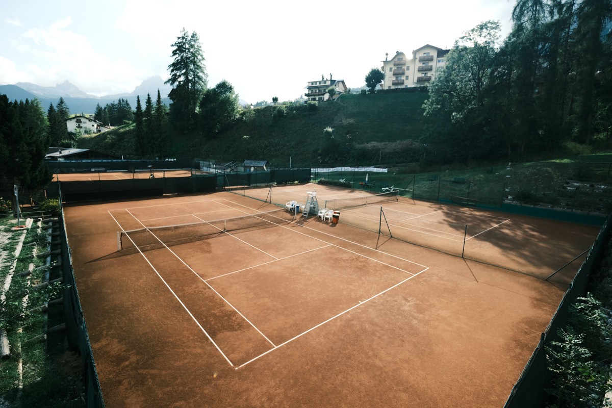Tennis court in Cortina d'Ampezzo