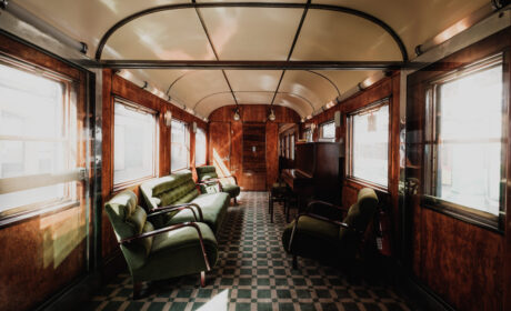 entertainment salon carriage on the presidential train in portugal