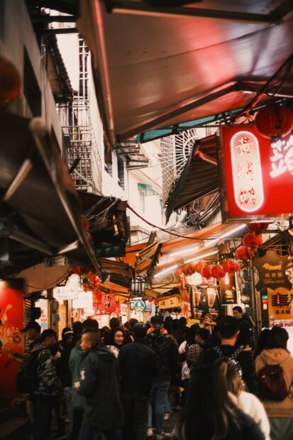 Narrow streets of Jiufen Old Street