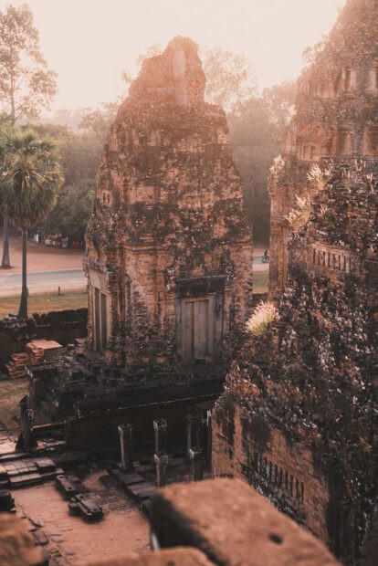 Pre Rup Temple In Angkor At Sunrise