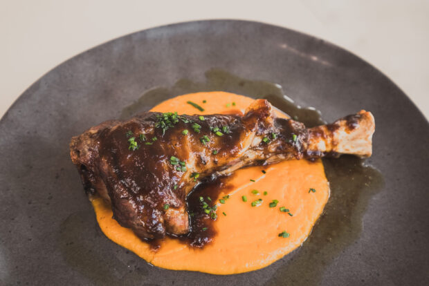 Lamb shanks at at Sevilla LA Tienda de Placido Y Grata
