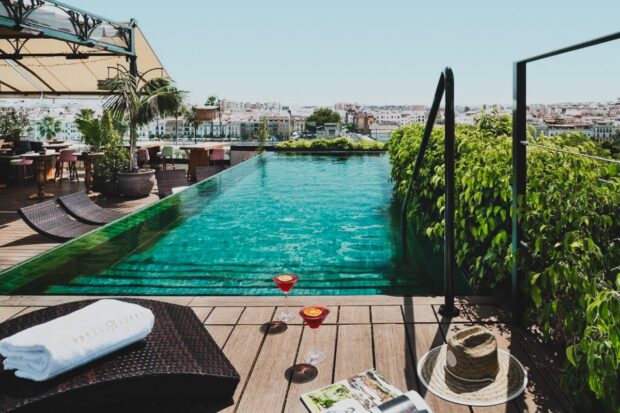 Hotel Lobby Seville Rooftop Pool