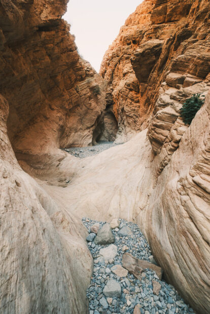 Slot canyon at Anniversary Narrows Lake Mead