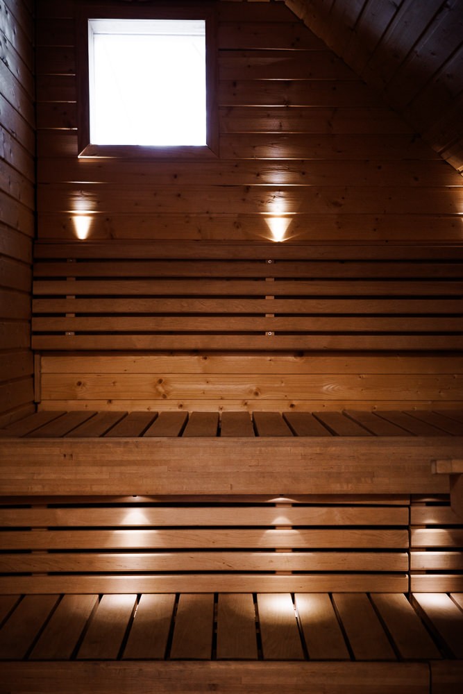 Private Finnish sauna in Saariselka cabin