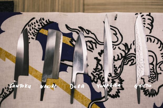 Common types of Japanese Knives